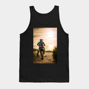 Enduro bike rider Tank Top